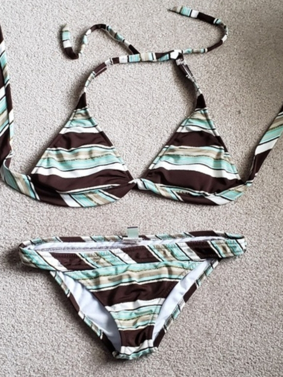 Radio Fiji Other - Radio Fiji Striped Triangle Bikini Set